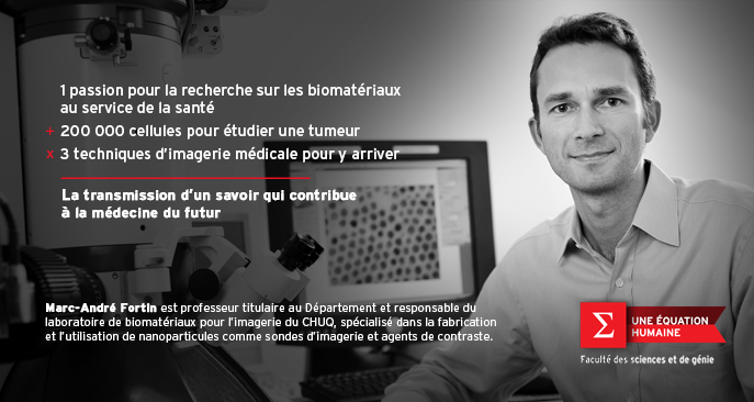 Marc-André Fortin, professeur au Département de génie des mines, de la métallurgie et des matériaux